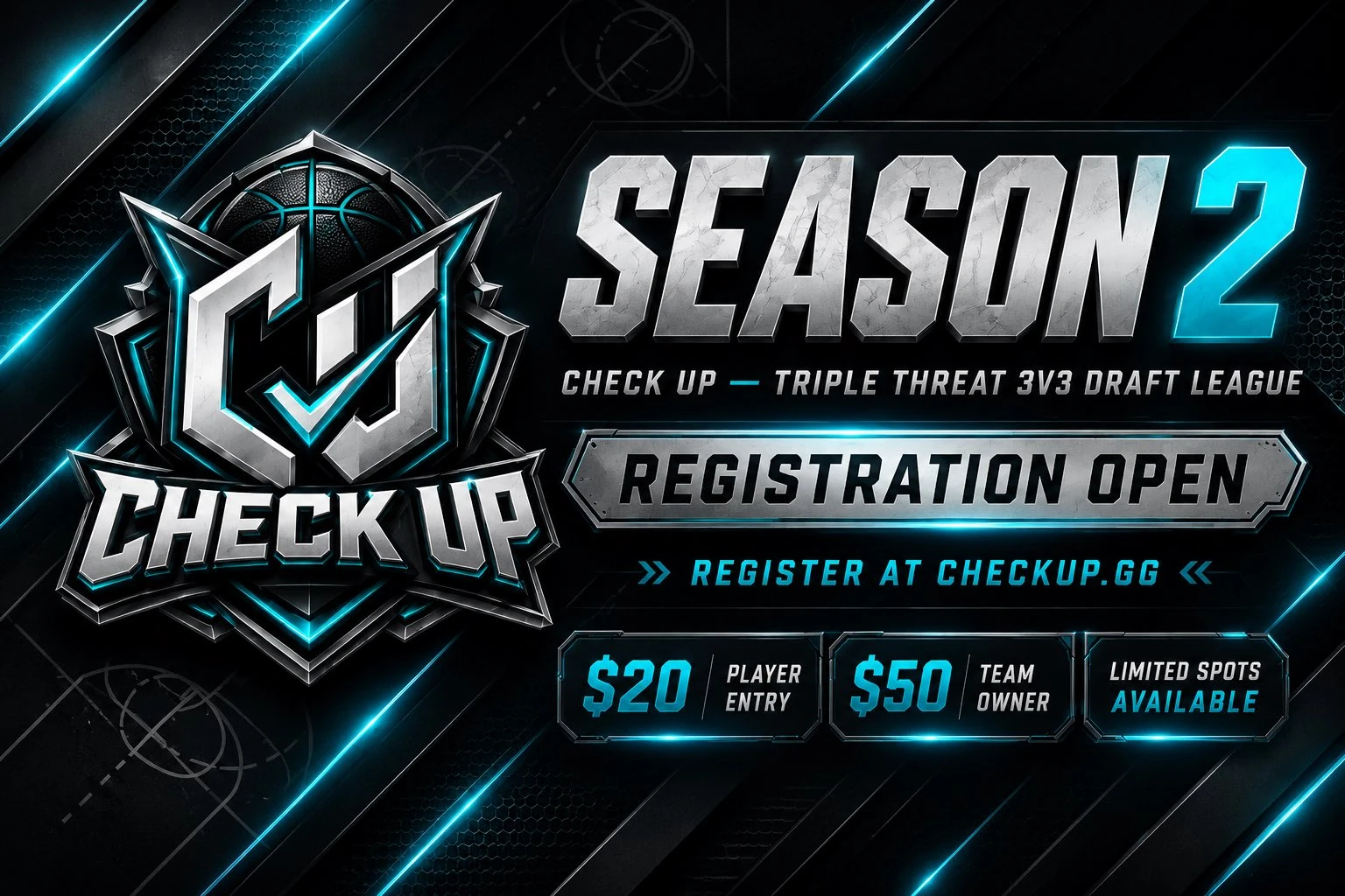 Checkup Gaming season graphic